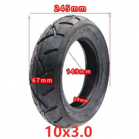 Cauciuc/Anvelopa 10x3.00 trotineta 4PR