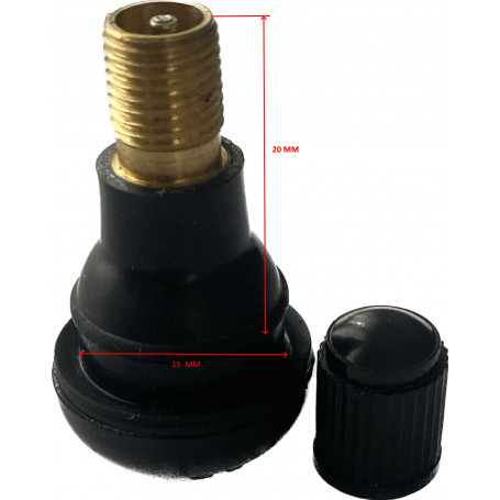 Valva tubeless, TR412, 15 mm