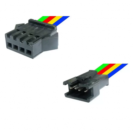 Cabluri cu mini conectori, 4 pini, set mama-tata