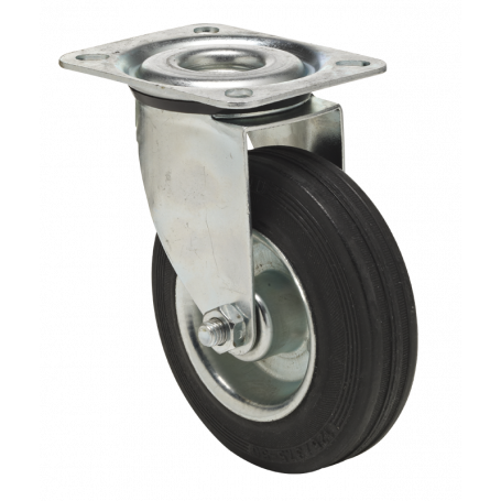 Roata pivotanta 125X40, tabla 3 mm, 125kg