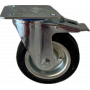 Roata pivotanta 150x45, tabla 3 mm, cu frana, 150kg