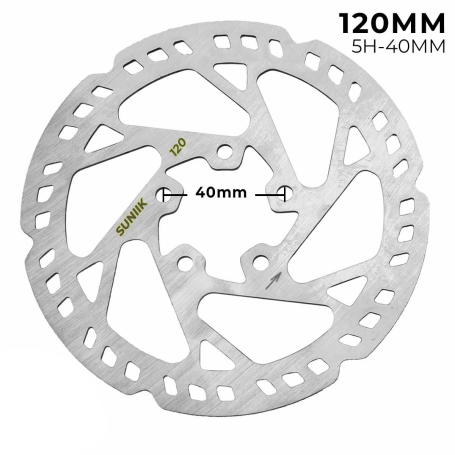 Disc frana trotineta 120 mm 5 gauri 40mm
