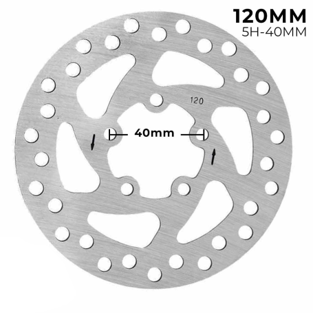 Disc frana trotineta 120 mm 5 gauri 40mm R